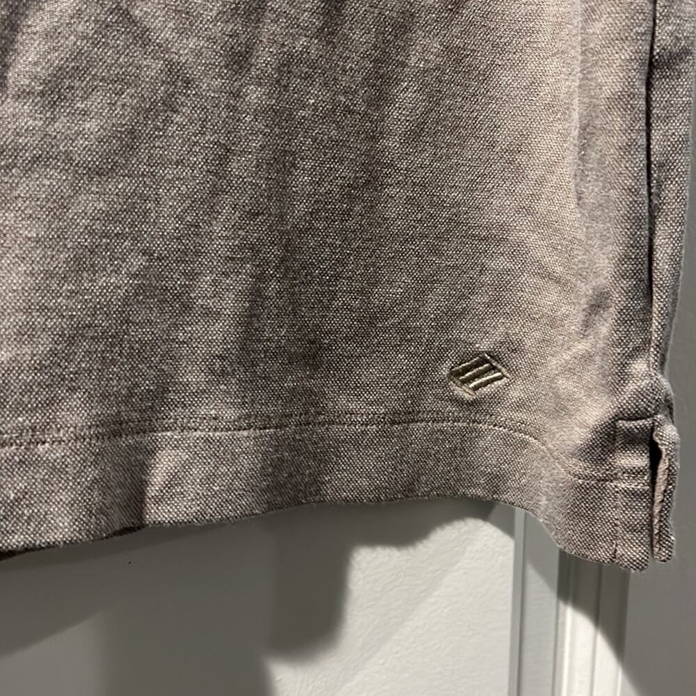 Joseph Abboud Silk Basic Elements Grey T Shirt Si… - image 4